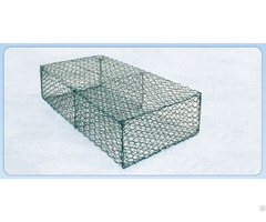 Galvanized Gabion Mesh Box Basket Stone Cage Woven Iron Wire Net