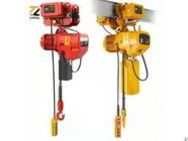 Fast Lift Speed 220v 3 Phase Electric Chain Hoists With Remote Control Handle For Industrial Use