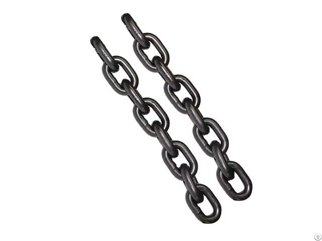 High Strength Alloy Steel Round Chain Calibrated G80 Lifting Chains For Industrial Use