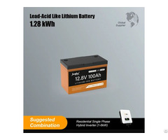 Lead Acid Like Lithium Battery 1 28 2 56 Kwh