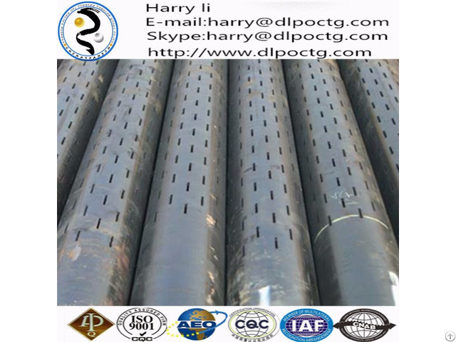 Dalipu Supply Oil Perforated Tube Slotted Pipe