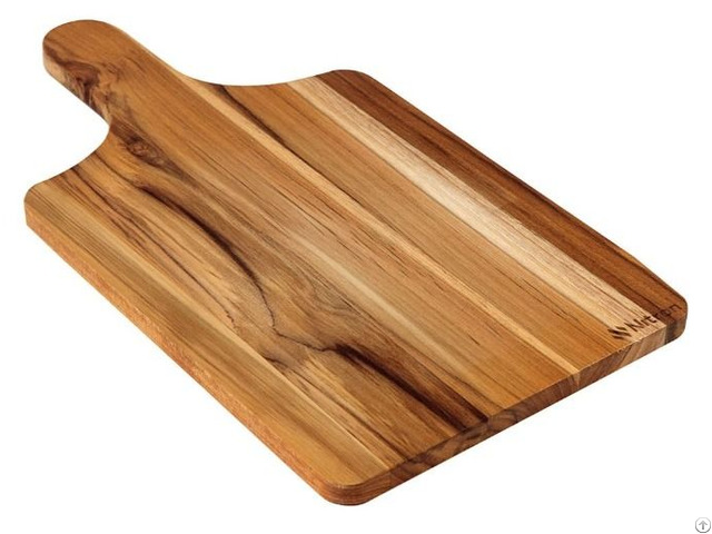 Teak Wood Cutting Board With Handle