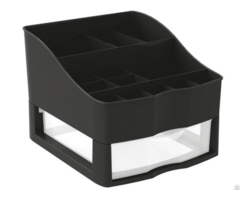 Black Makeup Cosmetic Organizer, 1 Drawer