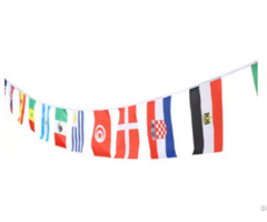 World String Flag Small Bunting Pennant Banner