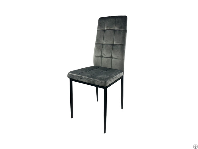 Kitchen Chair With Four Legged Frame In Synthetic Leather