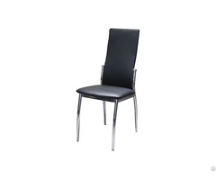 Pu High Back Leather Iron Leg Conference Chair