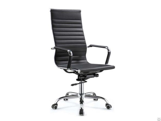 Office Chair Leather High Armrests Swivel Lift