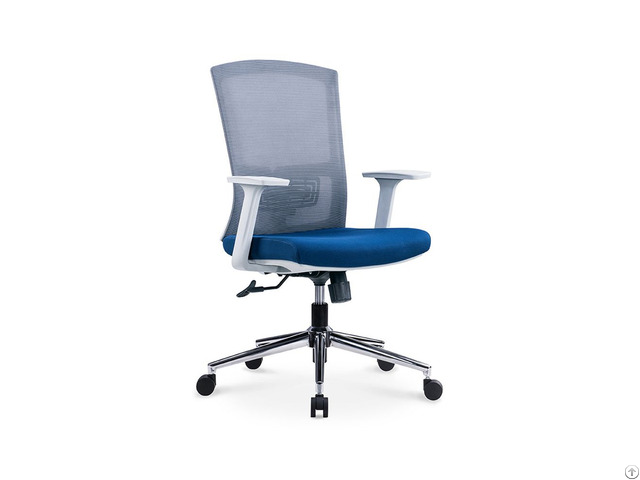 High Back Fabric Office Adjustable Arm Chair