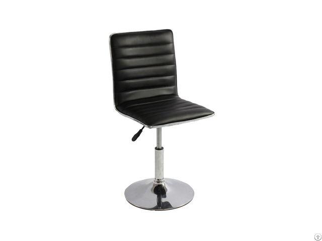 Pu Swivel Office Chair With Leather Metal Base