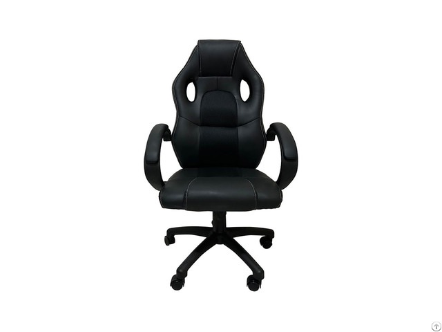 Black Swivel Leather Gaming Chair