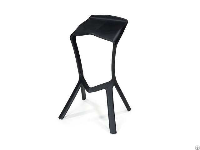 One Piece Polygonal Plastic Chair