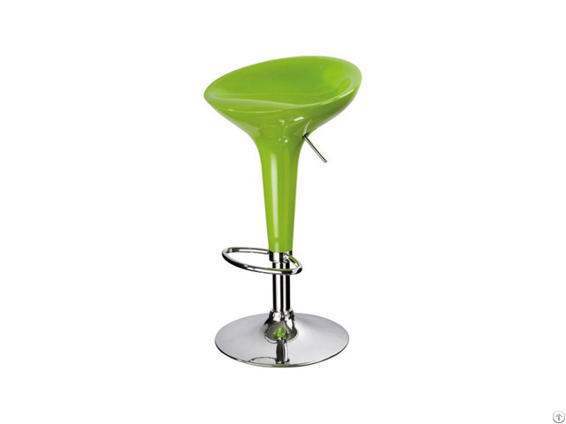 Plastic Bar Chair With Adjustable Disc Base