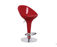 Adjustable Plastic Bar Chair With Slip Ons