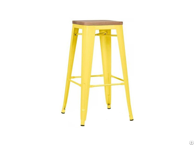 Iron Sheet Metal High Bar Stool