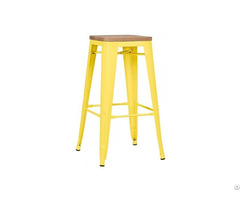 Iron Sheet Metal High Bar Stool