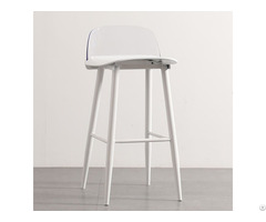 Transparent Backrest Square Pp Bar Chair