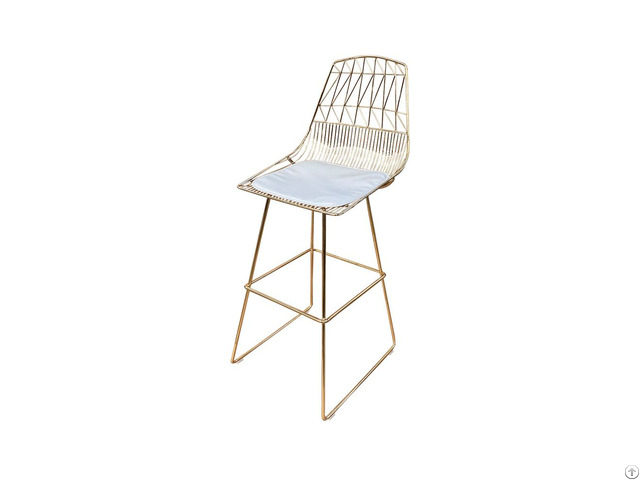 Outdoor Wire Chair With Seat Cushion