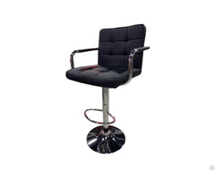 Leather Swivel Lift Armbar Chair