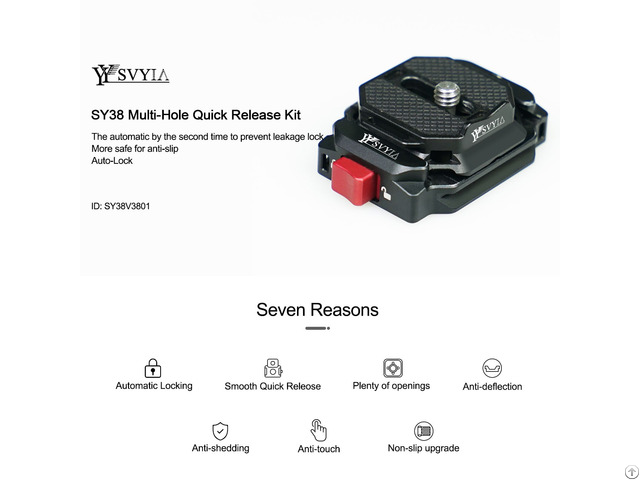 Yysvyia Sy38 Camera Auto Lock Quick Release Kit