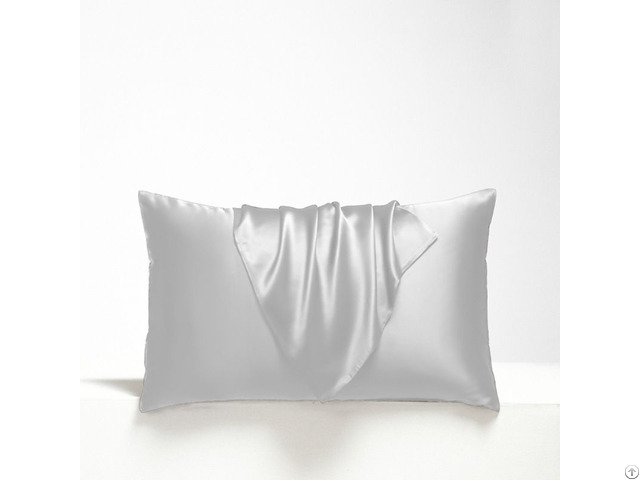 2pcs Satin Pillowcases Silky Pillowcase Envelope Closure