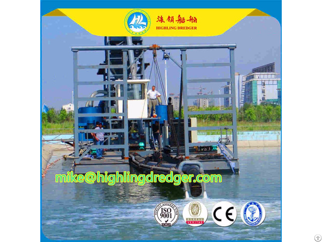 Hl J300 Jet Suction Dredger With 13m Depth And 300m3 H Capacity