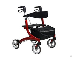 Deluxe Rollator Walker For Folding With Seat