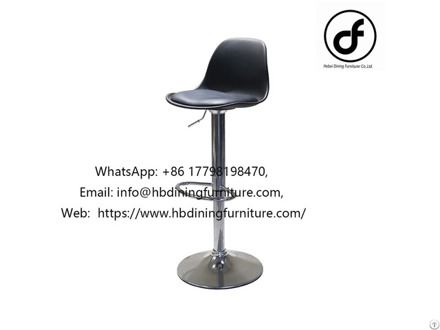 Plastic Seat Raised And Lowered Bar Chair