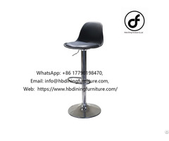 Plastic Seat Raised And Lowered Bar Chair