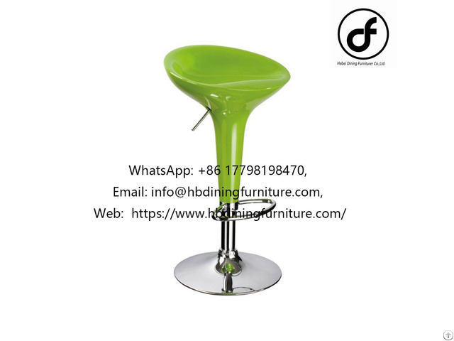 Plastic Bar Chair With Adjustable Disc