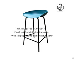 High Leg Bar Chair With Plastic Seat