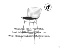 Black White Wire Bar Chair Db W02