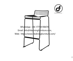 Rectangular Multicolor Wire Bar Chair Db W06