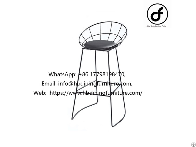 Round Back Iron Wire Bar Chair Db W09