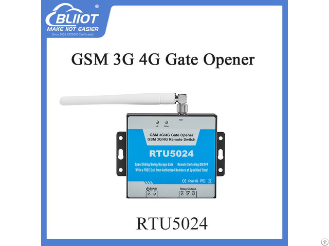 Gsm 3g 4g Remote Switch Controller For Gates Barriers Shutters Machines Rtu5024