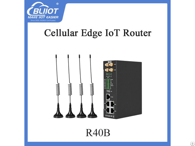 Bliiot R40b Serial Rs485 Rs232 Dual Sim Modbus Mqtt Edge Computing Router