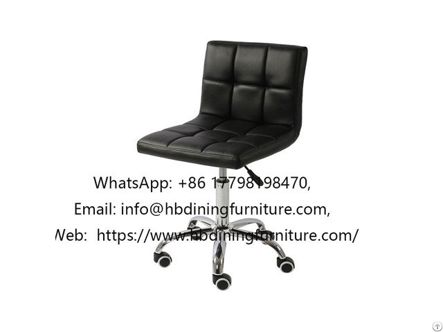 Leather Office Pu Chair Swivel With Backrest