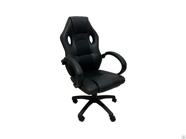 Black Swivel Leather Gaming Office Chair