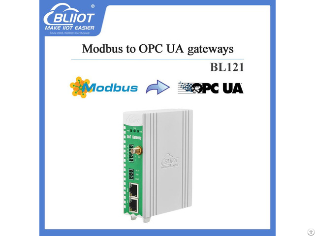 Bl121 Dc 9 36v Wide Power Voltage Input For Industrial Internet And Industry 4 0 Opu Ua Gateway