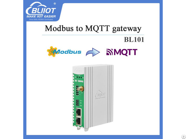 Bl101 Supports 4g Communication 2 Channel Rj45 Ports Modbus To Mqtt Industrial Iot Gateway