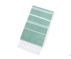 Beach Towels With Knotted Tassel Striped Blanket