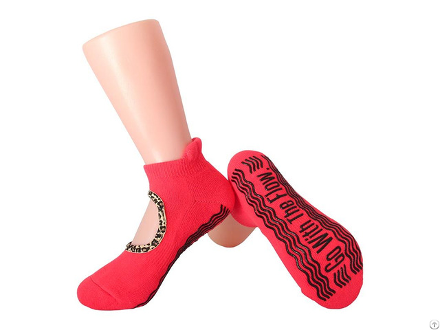 Custom Mary Jane Yoga Socks With Grips