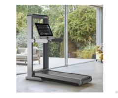 Folding Treadmill Running Robot With Touch Screen