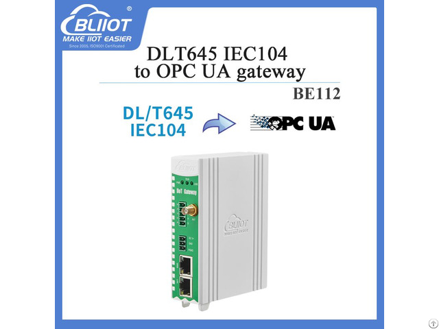 Rj45 Ethernet Port Dlt645 Iec104 To Opc Ua Grid Protocol Converter