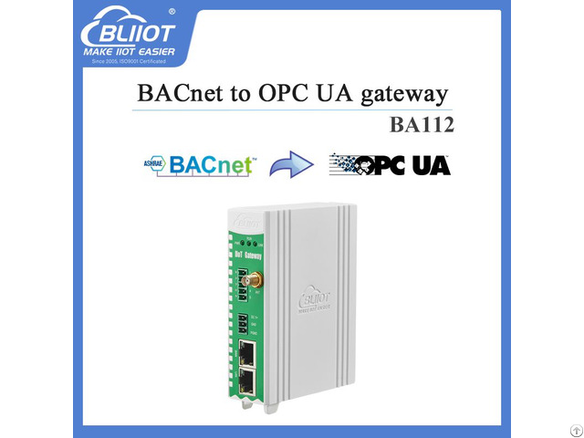 Ba112 Modbus Bacnet To Opc Ua Bms Protocol Gateway For Data Transfer And Conversion