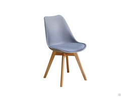 Plastic Combined With Wood Dining Chairs Dc P03