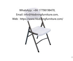 Plastic Iron Pipe Folding Chair Dc P80