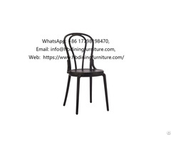 Sturdy Plastic Side Chairs With Hollow Backrest Dc N07