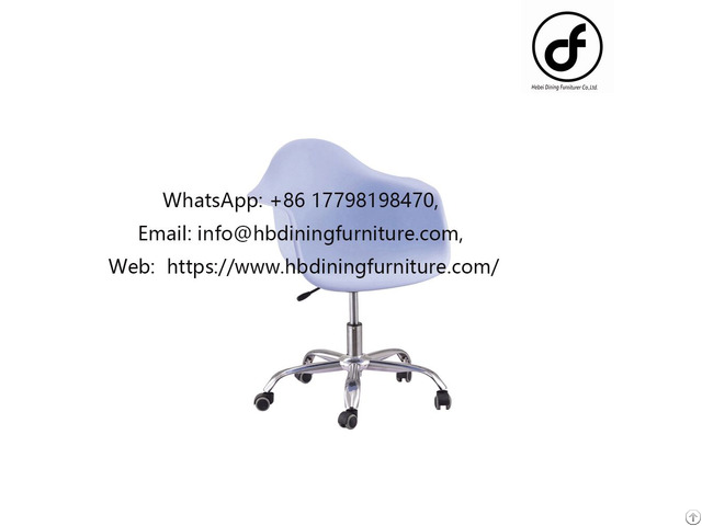 Colored Plastic Adjustable Office Chair Dc P02f