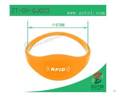 Oblate Rfid Silicone Wristband