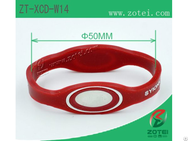 Anti Counterfeit Dual Ended Silicone Wristband